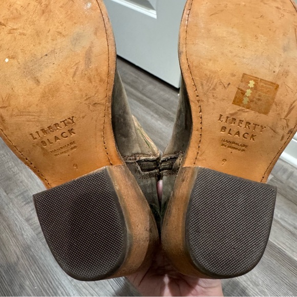 Liberty Black Garden Tan Floral Tall LB7129148 Cowboy Western Boots - Picture 14 of 16